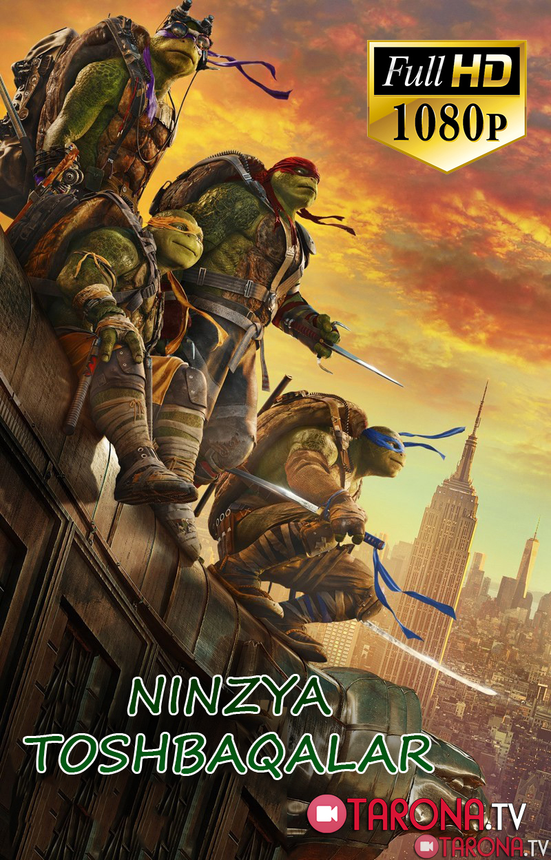 Ninziya toshbaqalar (Tarjima, O'zbek tilida) HD 2014