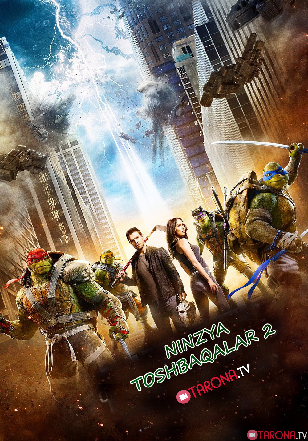 Ninza Toshbaqalar 2 (Tarjima, O'zbek tilida) 2016