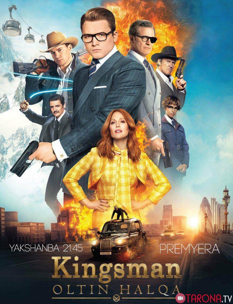 Kingsman: Oltin halqa (Tarjima, Uzbek tilida) HD 720p