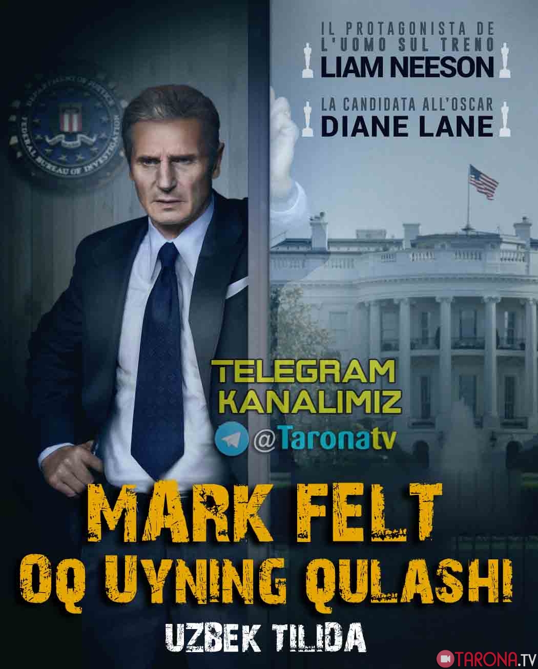 Mark Felt( Oq Uyning qulashi) (Tarjima, Uzbek tilida) HD