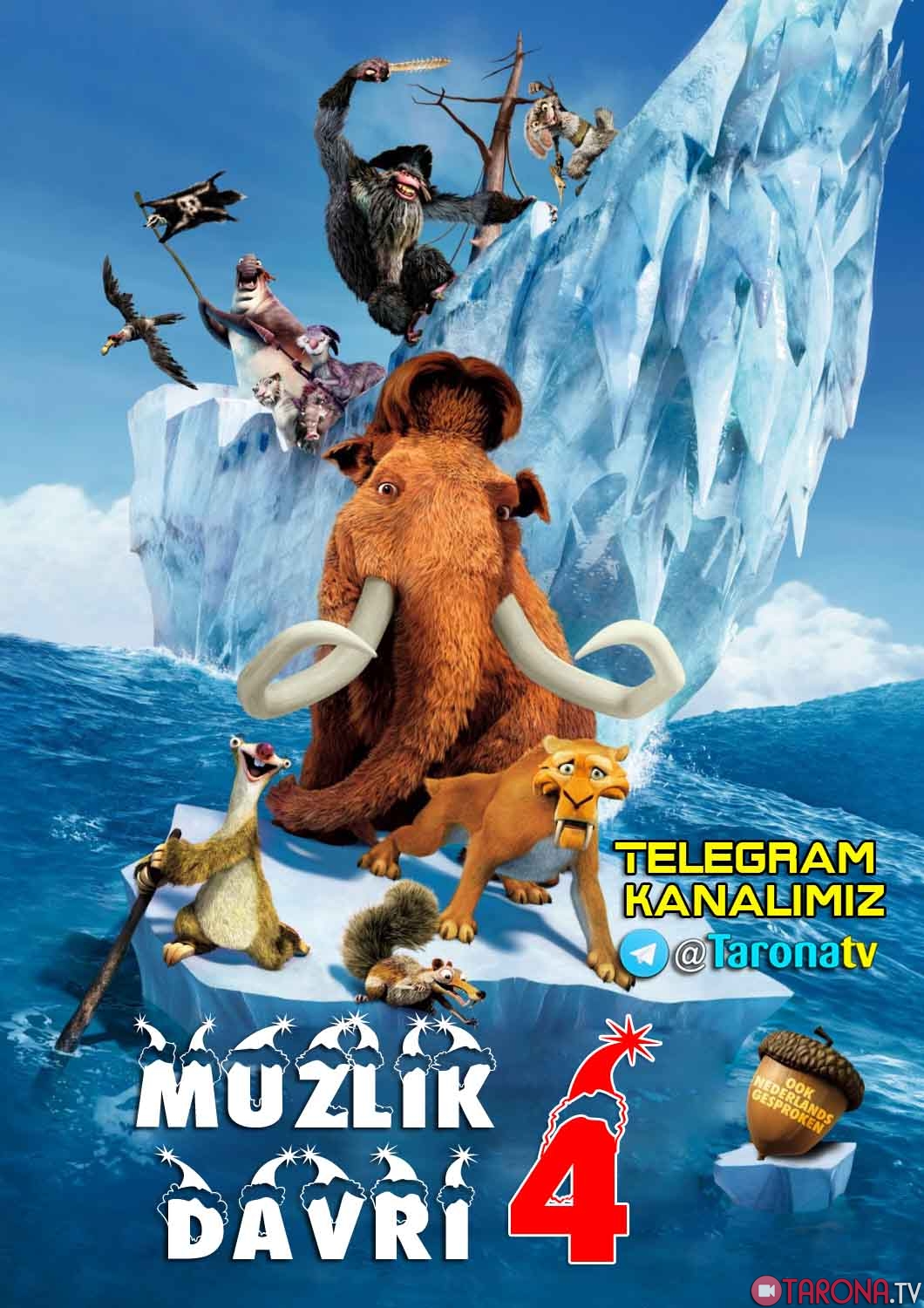 Muzlik davri 4 Multfilm, Uzbek tilida 2012