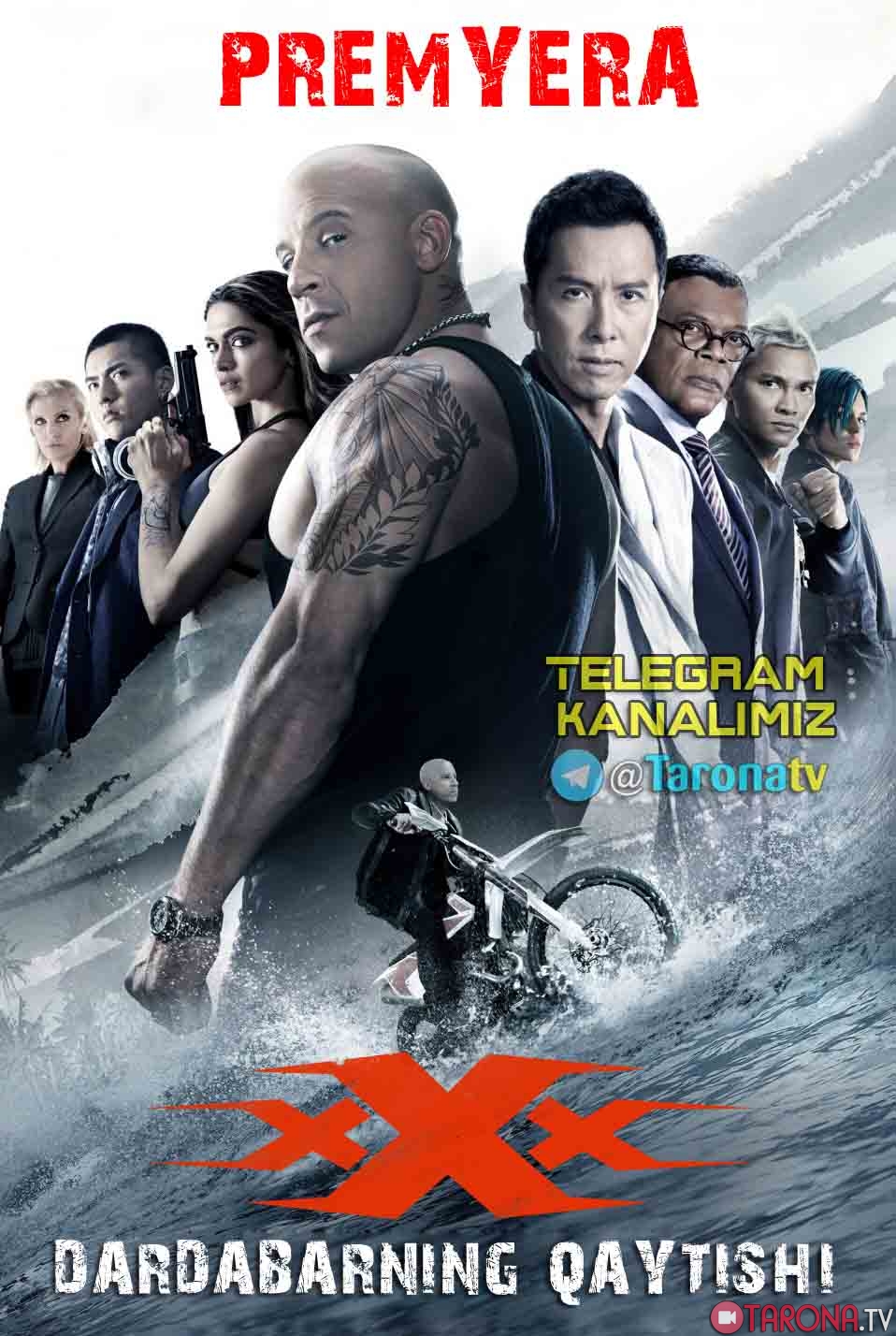 Uch Iks / Uch X 3 Darbadarning qaytishi (Uzbek tilida) 2017