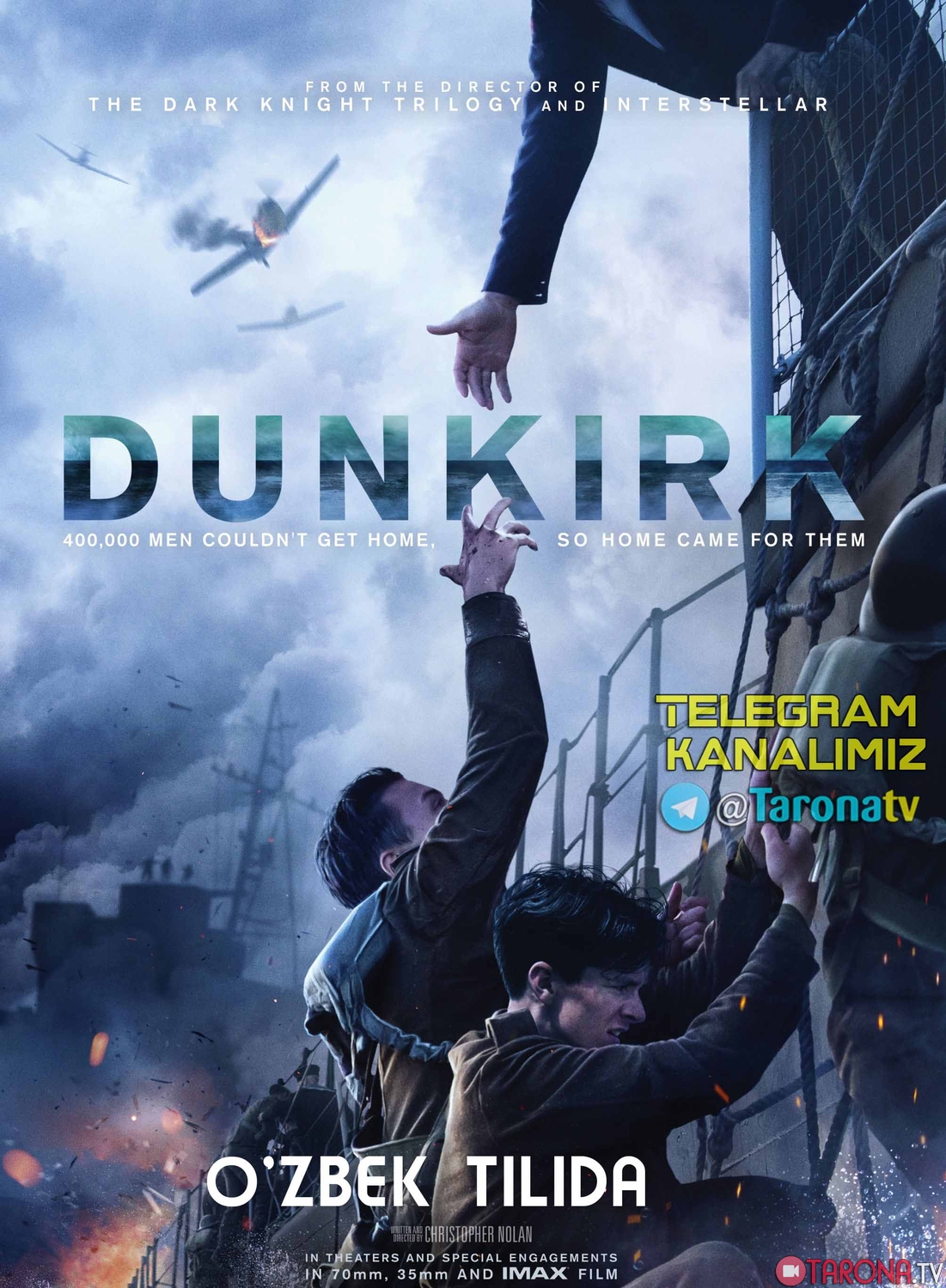 Dyunkerk (O'zbekcha tarjima, jangari film) 2017