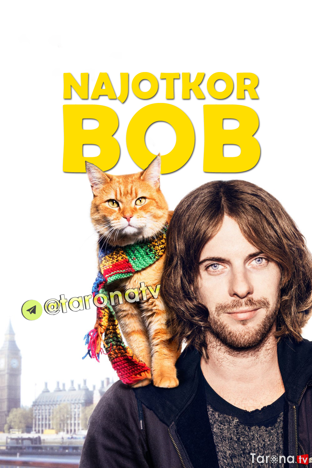 Najotkor bob (2016) / Bob ismli ko'cha mushuki / Uzbek tilida O'zbekcha tarjima Kino HD