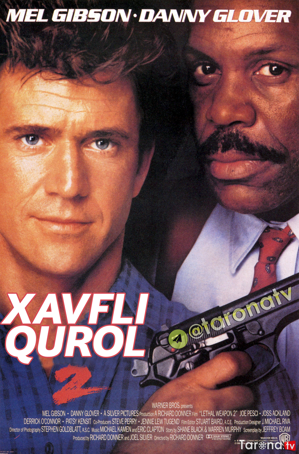 Xavfli Qurol 2 (Uzbek tilida, O'zbekcha tarjima, HD Kino, jangari, kriminal) 1989