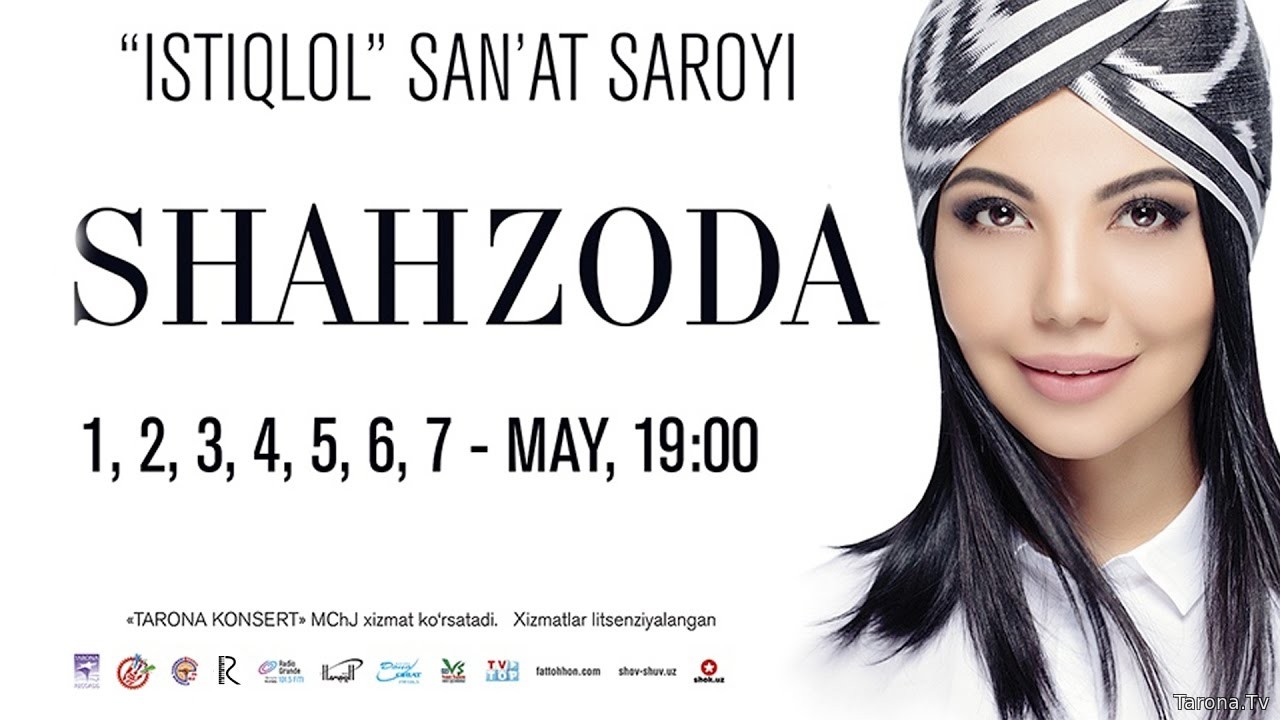 Shahzoda - 2016-yilgi Konsert Dasturi